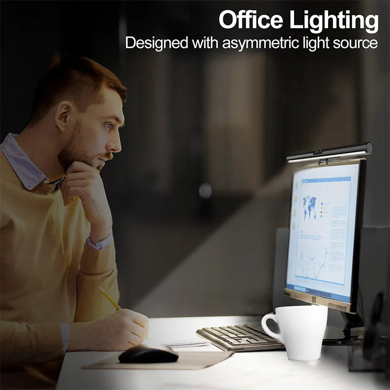 Computer Monitor Light Bar USB Powered Touch Dimming 4 Color Temperature